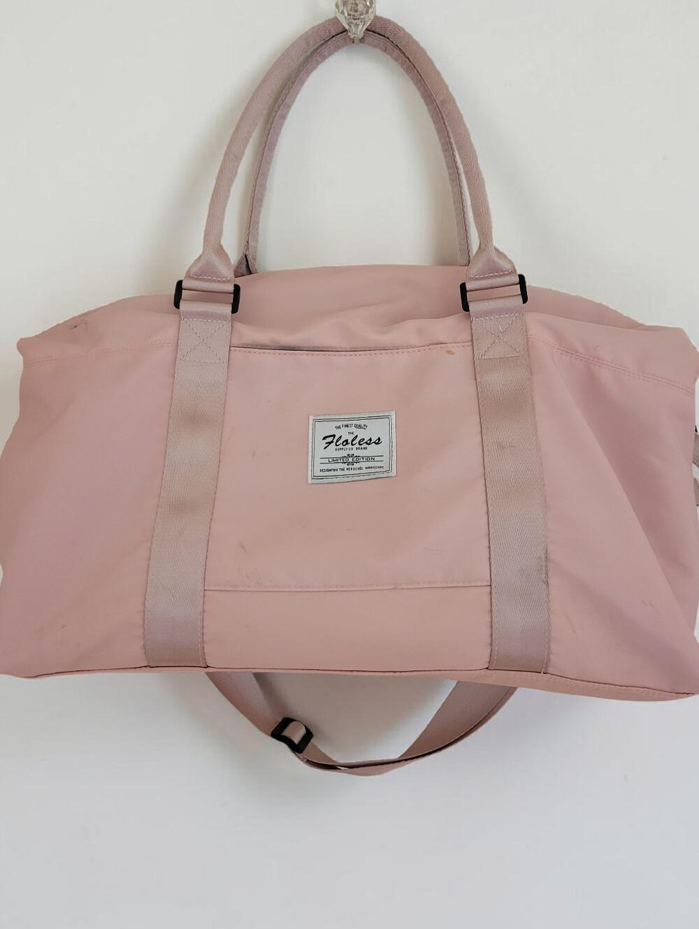 Lole Blush Pink Travel Duffel with Dual Carry Straps